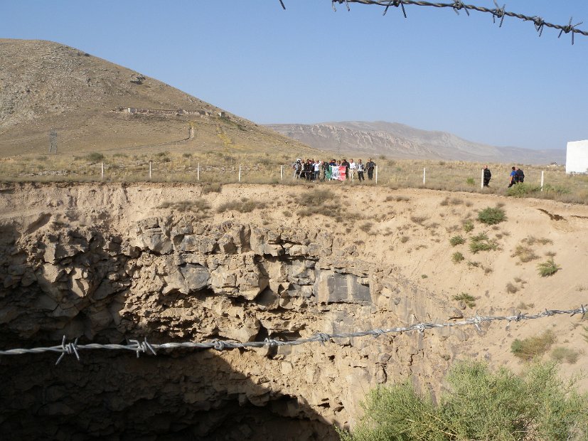 Dogubaiyazit buco prodotto da meteorite sul confine iraniano