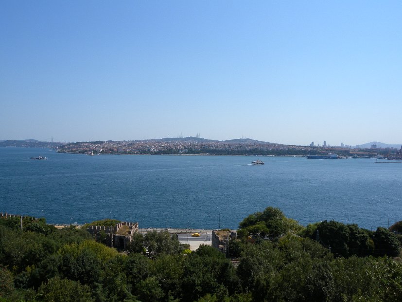 Istambul - panorama del Boforo dal Topkapi